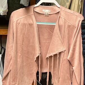 VENUS Pink Fringe Jacket